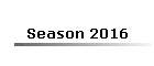 Season 2016